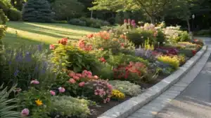 parterre de fleur sans entretien