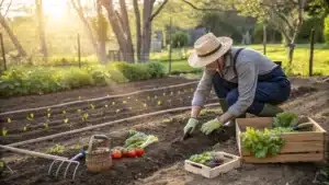 préparation potager